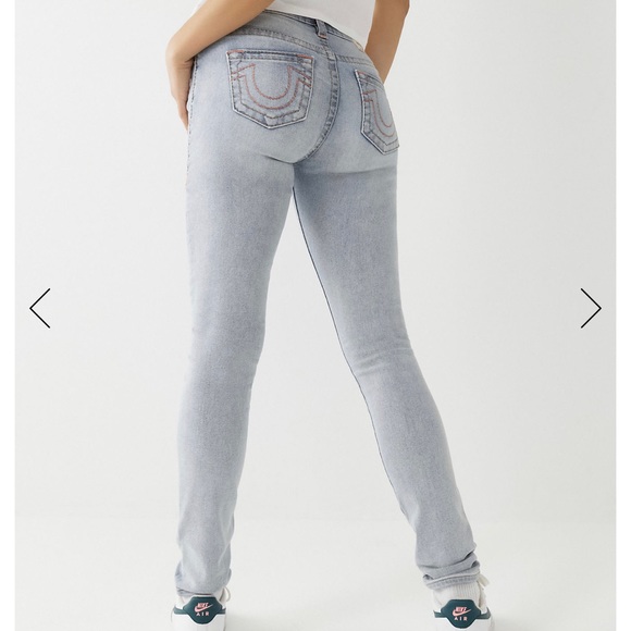 True Religion NWT Stella Mid Rise Skinny Big T Jeans - Picture 3 of 8